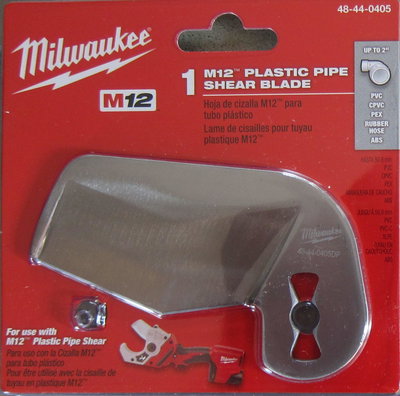 CUCHILLA DE CORTE PARA CAÑO DE PVC M12 48-44-0405