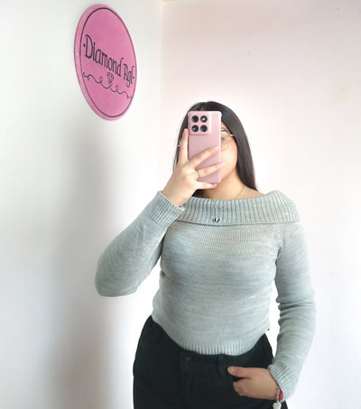 Sweater cuello bote Sindy