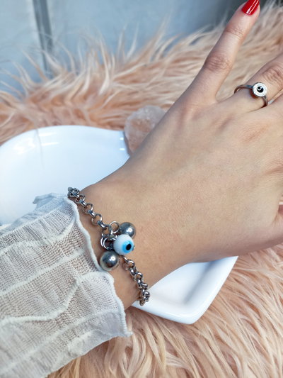 Pulsera ojo abundancia.
