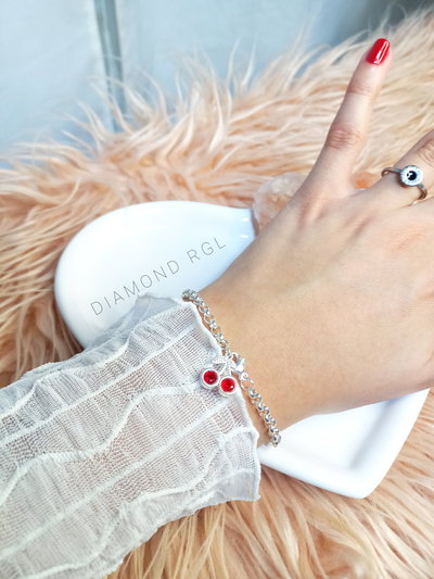 Pulsera cerezas.