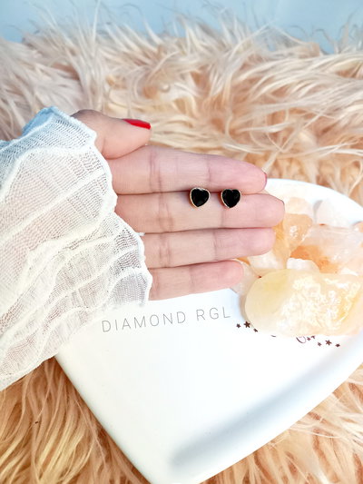 Aros corazón cubic.