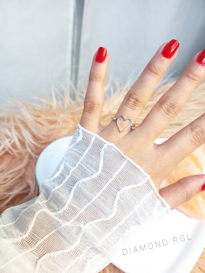 Anillo corazón.