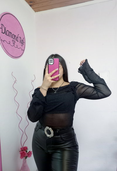 Top cuello bote Ámbar