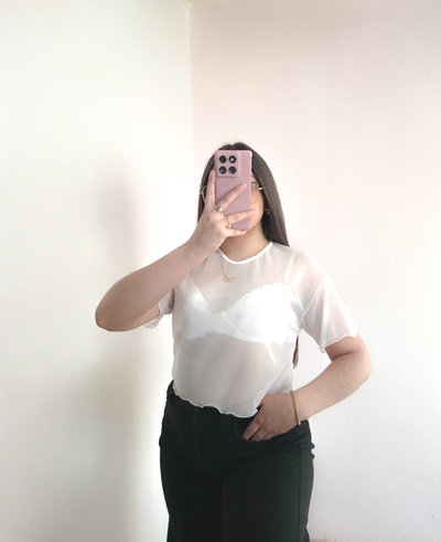 Remera microtul oversize Dalia