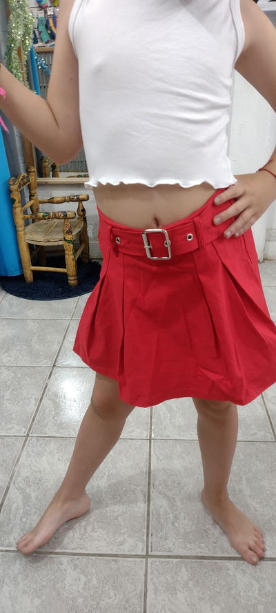 Short Pollera bengalina