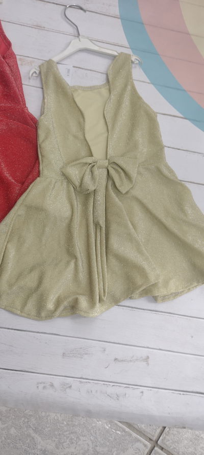 Vestido brillos nena