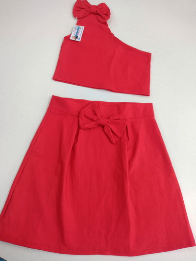 Conjunto rojo bengalina 