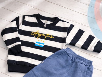 Buzo frizado argentina 🩵🤍🩵