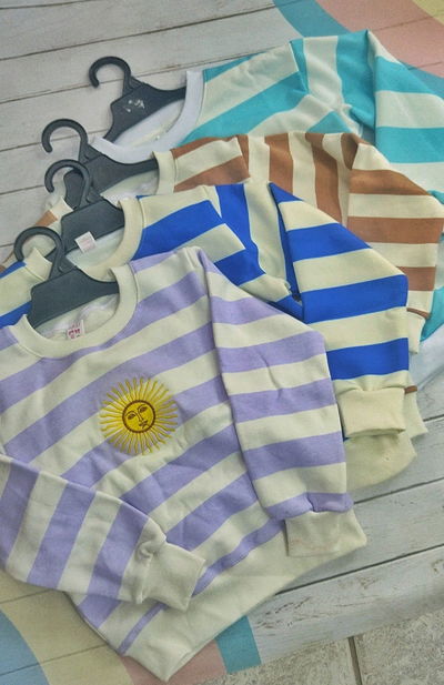 Buzo argentina bordado 6 al 16 