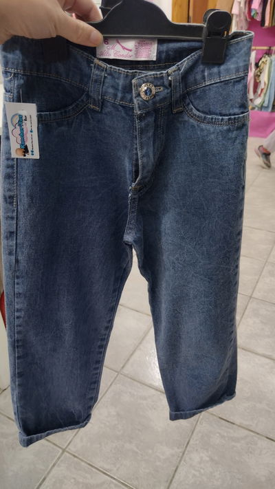 Jean mom azul