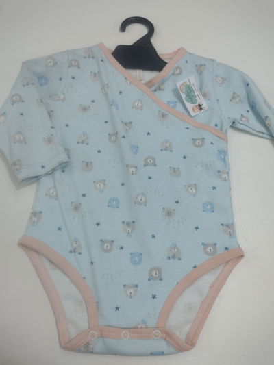Body celeste y rosa talle 5