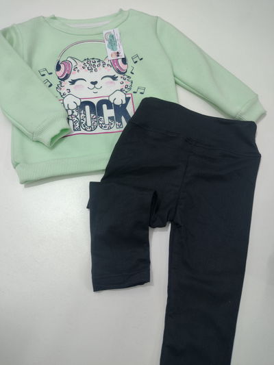 Conjunto friza gatito