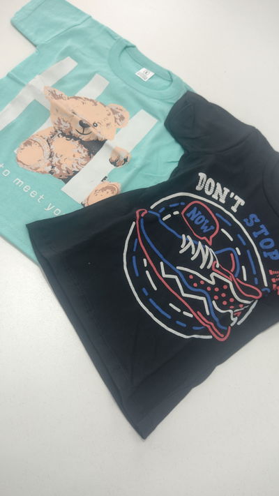 Remeras manga corta bebe👶