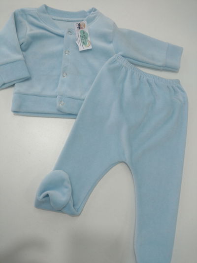 Conjunto plush celeste RN