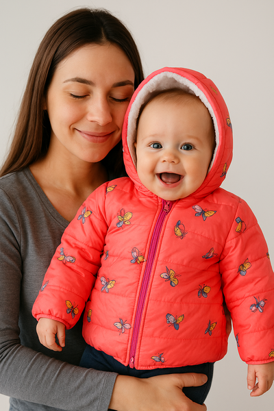 Campera mariposas beba