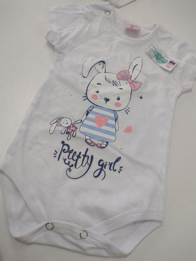 Body manga corta talle 2 y 3