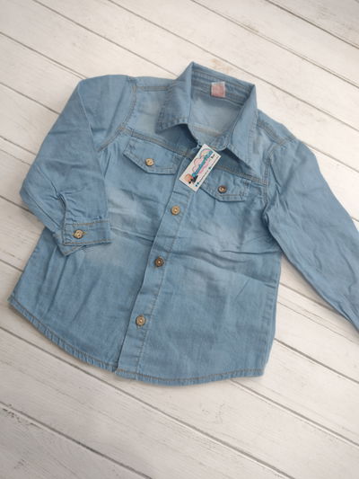 Camisa jean bebe