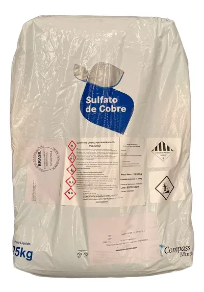 SULFATO DE COBRE - CLARIFICANTE INDUSTRIAL