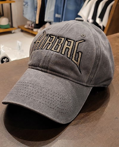 Gorra gabardina Airbag gris gastado