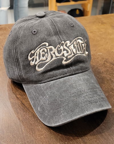 Gorra gabardina negra gastado  Aerosmith