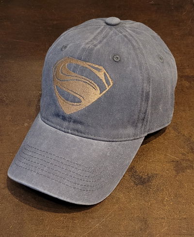 Gorra gabardina gris gastado Superman