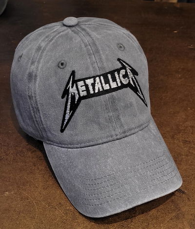 Gorra gabardina gris gastado Metallica