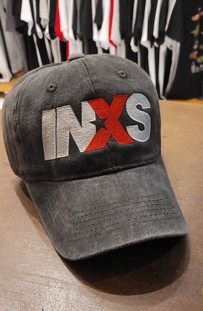Gorra negro gastado gabardina  INXS