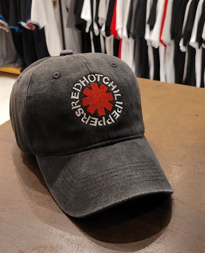 Gorra negro gastado gabardina Red  hot chili peppers