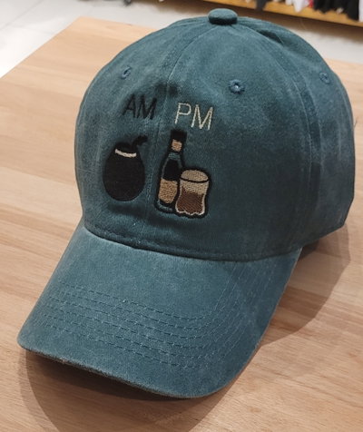 Gorra gabardina mate y Fernet AM PM