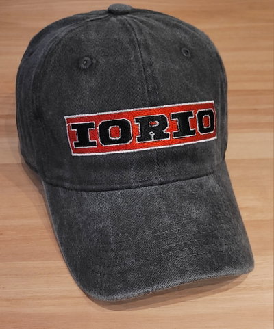 Gorra negro gastado gabardina Iorio