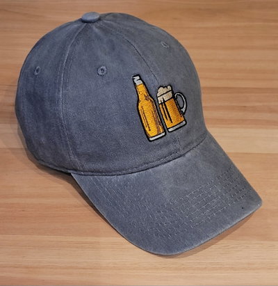 Gorra gabardina gris gastado Cerveza