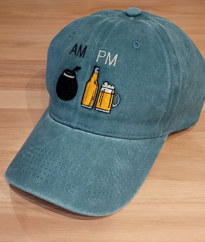 Gorra gabardina mate y Cerveza AM PM