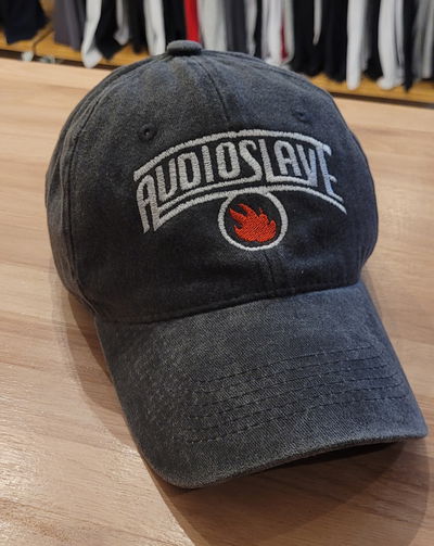 Gorra negro gastado gabardina Audioslave