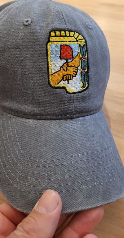Gorra gabardina gris gastado Escudo PJ Peronista
