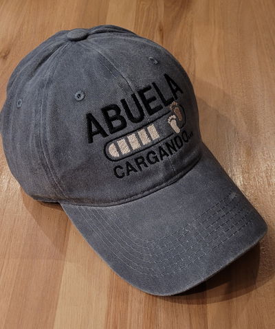 Gorra gabardina gris gastado Abuela nena