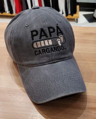 Gorra gabardina gris gastado Papa nena