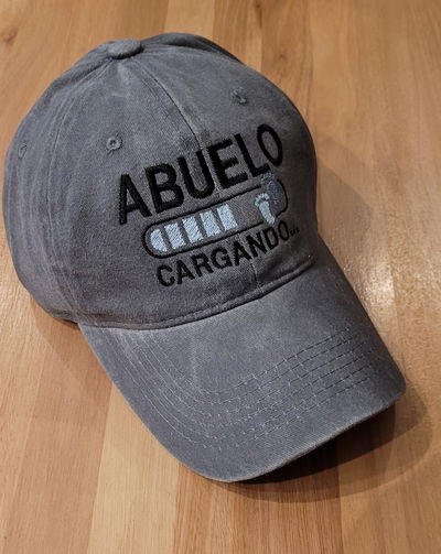 Gorra gabardina gris gastado Abuelo nene