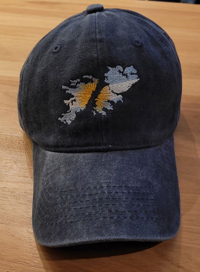 Gorra gabardina azul gastado islas malvinas argentinas chicas 1982