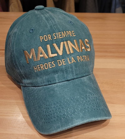 Gorra gabardina verde gastado Malvinas 1982
