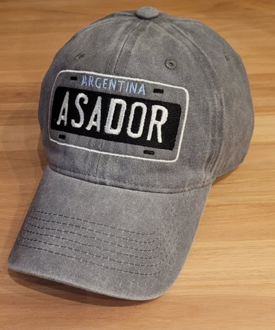 Gorra gabardina gris gastado Asador
