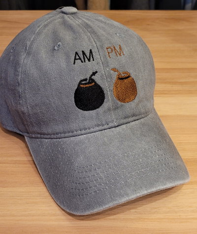 Gorra gabardina gris gastado AM mate y PM Mate