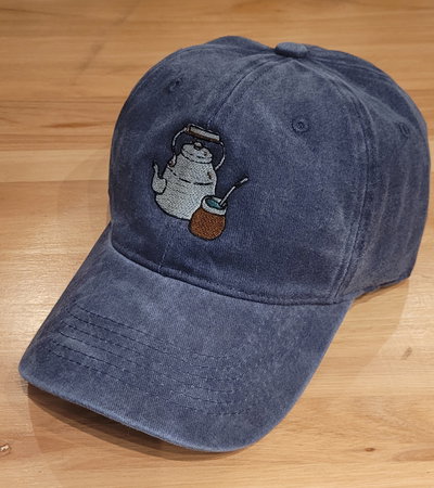 Gorra gabardina Azul Pava Mate