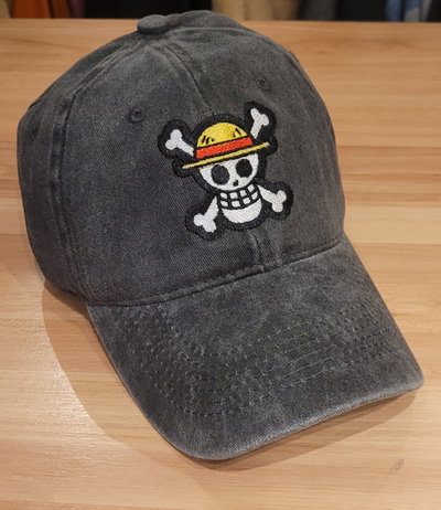 Gorra gabardina gris gastado One Piece