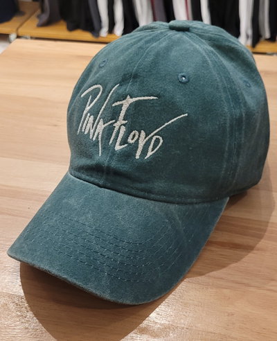 Gorra gabardina verde gastado Pink Floud