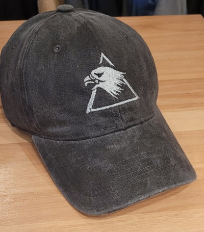 Gorra gabardina Negro gastado Halcones galacticos