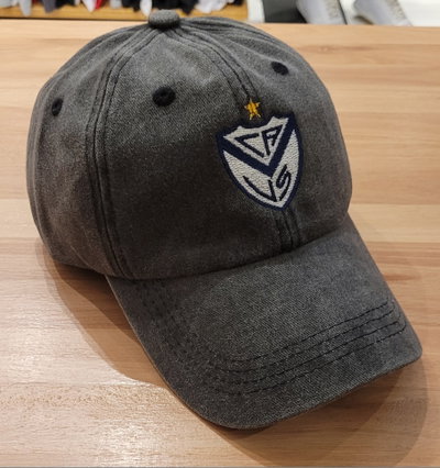 Gorra gabardina Negro gastado Velez