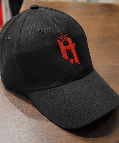 Gorra gabardina negro Hermetica la H no murio