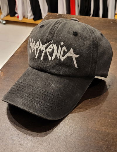 Gorra gabardina Hermetica negro gastado