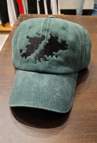Gorra gabardina malvinas verde gastado