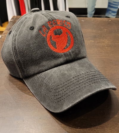 Gorra gabardina La Breriso negro gastado